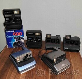 Sbírka fotoaparátů Polaroid pro film 600, cena za vše