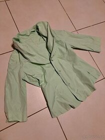 Krásný lehký zelený kabátek vel. 40