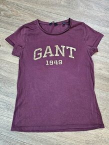 Dámské tričko Gant vínové velikost XS