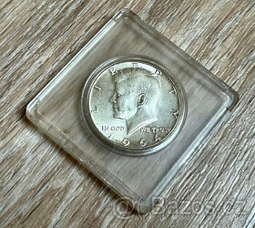 Stříbrná mince USA - half dollar - J.F. Kennedy 1964