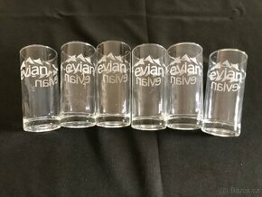 Long sklenice Evian 0,2 l