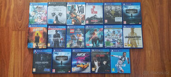 Prodám hry na Playstation 4