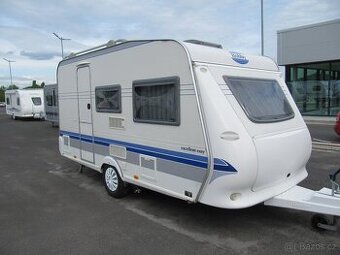 Prodám karavan Hobby 400 SF,r.v.2004 + mover + předstan.