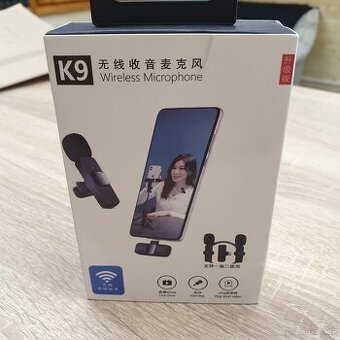 Bezdrátový 2.4G mikrofonní systém K9
