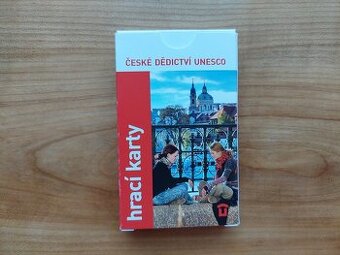 Nové hrací karty, památky Unesco, pro děti i dospělé - SLEVA - 1