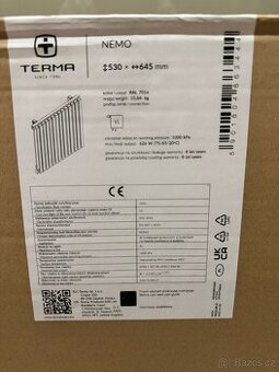TERMA Nemo designový radiátor