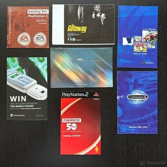 Herní manuály katalogy PS2 Playstation 2