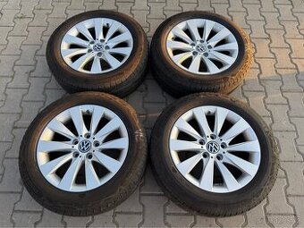 4x al kola 5x120 17 + pneu letní 215/60 R17C