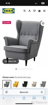 Koupím křeslo Strandmon Ikea