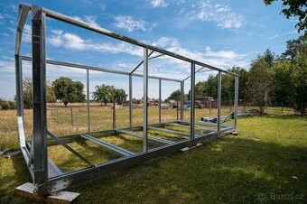 Ocelová zinkovaná konstrukce 3,1x7,5m - 1