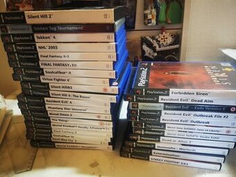 🎮 Kolekce PS2 her – Silent Hill, Resident Evil, Final Fanta