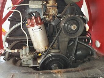 Hasičská stříkačka s motorem Vw brouk/T1