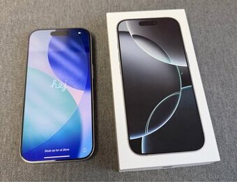 iPhone 16 Pro 256GB bily, V ZÁRUCE, 100% baterie i stav
