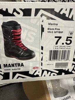 Snowboardové boty Vans Mantra black/pink