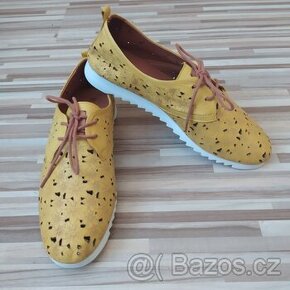 DÁMSKÉ ŠNĚROVACÍ POLOBOTKY | NOVÉ | KARI ŽLUTÉ | RIEKER
