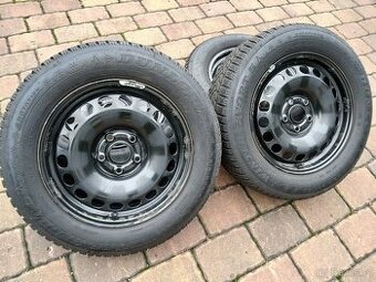 Plechová kola,sada,5x112,ET41,DUNLOP,215/60 R16,2x9,5/2x8mm