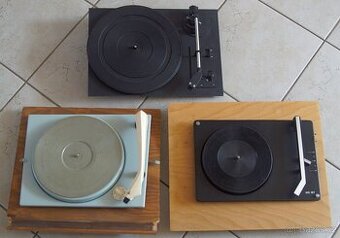 TESLA gramofon šasi - 3 kusy, cena za vše dohromady