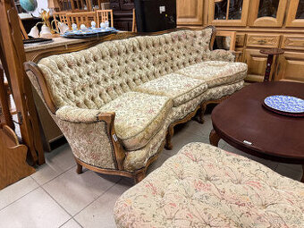 zámecká vyřezávaná sedací souprava 3 +1+1