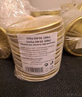 Víčka zavařovací OMNIA 83 20ks nová akce