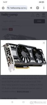 Herní GTX 1070 8 GB Vram