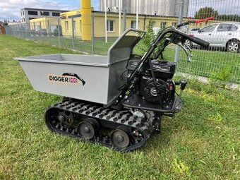 dumper, pásový dumper, stavební kolečko, železný kůň
