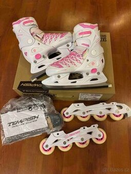Rostoucí brusle Tempish Duo girl inline + lední vel 36-39