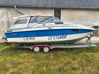 Kajutová motorová loď Wellcraft+přívěsný vozík