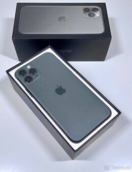 iPhone 11 Pro Max Midnight Green BATERIE 100% TOP - 1
