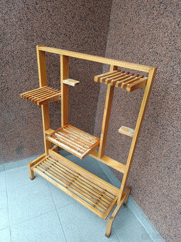 kětinová stěna malá stojan ankvětiny retro