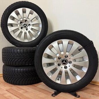 MERCEDES C W204 5x112 R16 ET43+ZIMNÍ 205/55R16 7mm