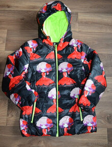 Módní šusťáková dívčí bunda, kabátek vel.128 NOVÁ