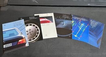 Mercedes E řada W124 prospekt a příslušenství