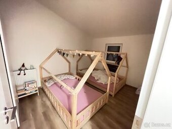 Domečkové postele 2x(120x200)