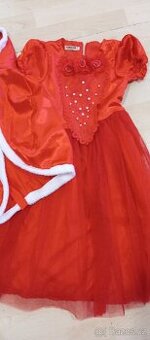 Šaty červená karkulka