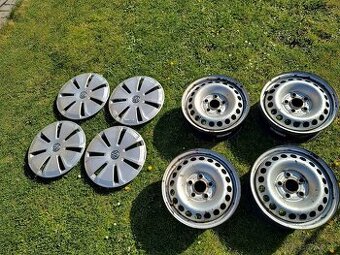 plechové disky + poklice VW Transporter, Caravelle, Multivan