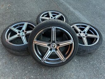 Alu kola tomason R18 5x112 + Letní pneu 225/40