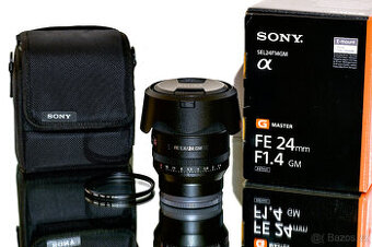 Sony FE 24mm f/1,4 GM + UV filtr NEPOUŽÍVANÝ