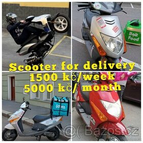 Scooters for delivery. The lowest price - WOLT|BOLT|FOODORA