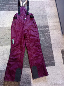 Zateplené lyžařské kalhoty vel M(164cm)s nastav. kšandami - 1