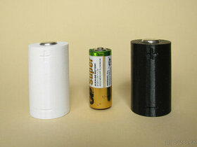 Redukce baterie LR1 -> R10 pro AVOMET DU10, tranzistoráků... - 1