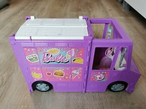 Barbie pojízdná restaurace, panenky a doplňky