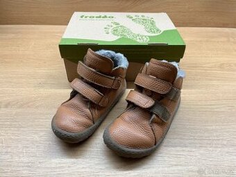 Dětské zimní zateplené barefoot boty (vel 26)
