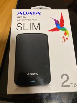 Externí pevný disk 2,5" ADATA HV320 2TB + pozdro zdarma