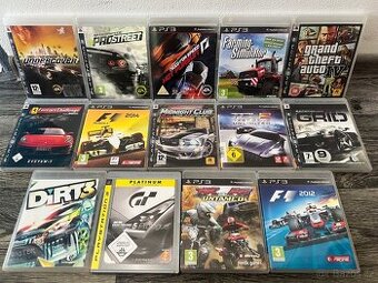 ZÁVODNÍ HRY PS3 - TOP STAV