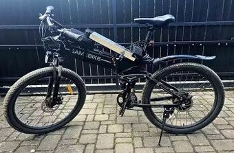 Skládací celoodpružené elektrické kolo 750W