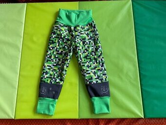 NOVÉ-soft zimní kalhoty -handmade-Unuo střih-92 (d.65 cm)