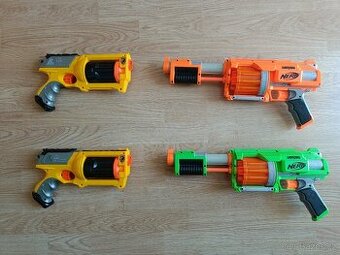 Prodám 4 dětské pistole NERF – od 150 Kč/ks