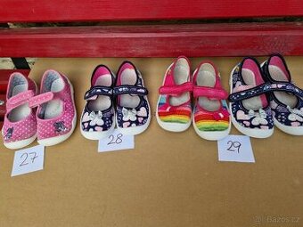 Dětské/dívčí bačkorky/přezůvky PeonKIDS a Befado