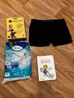 Potřeby pro těhotné a do porodnice. Carriwell kalhotky aj.