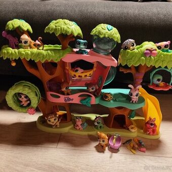 LPS stromový domeček zvířátka a doplňky